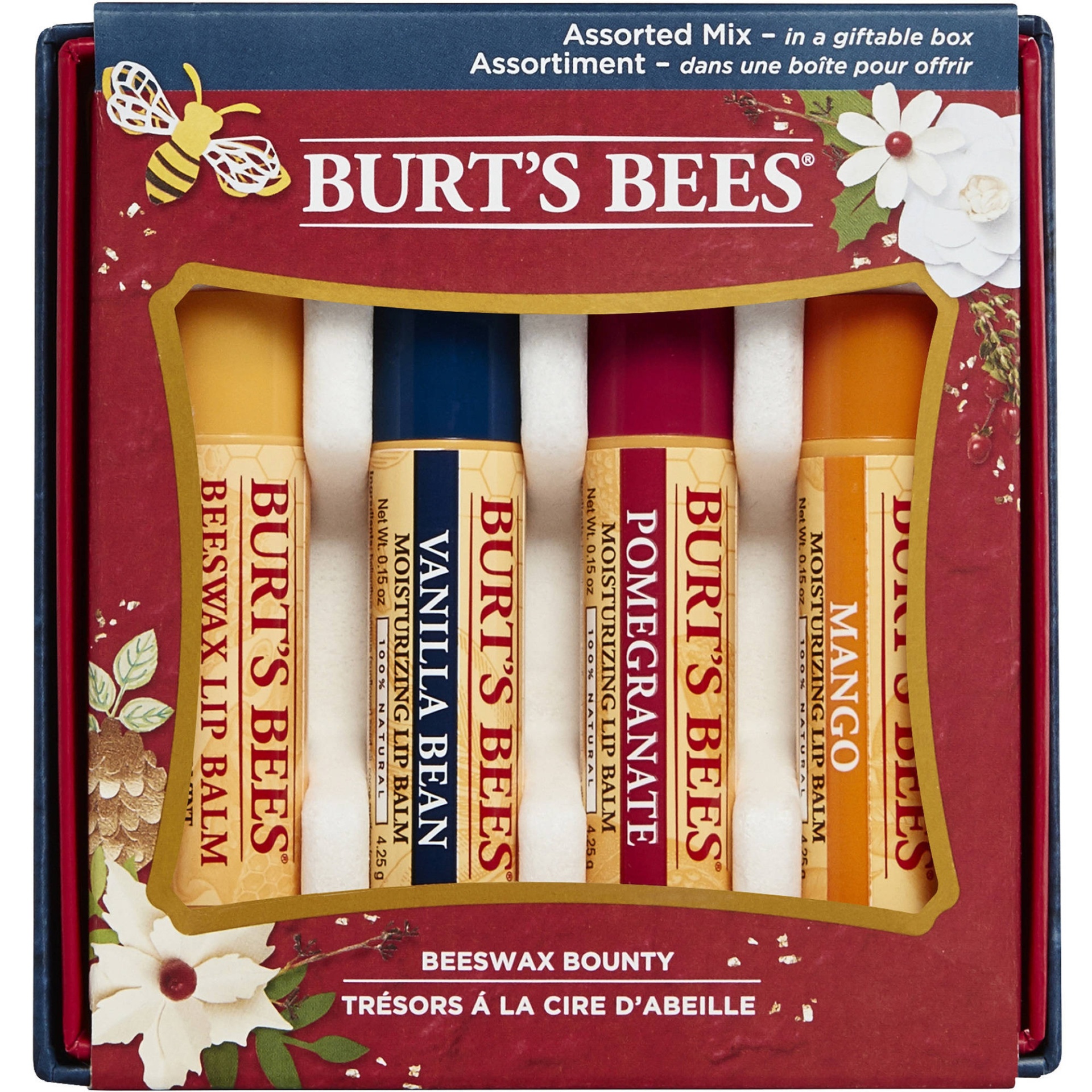 slide 1 of 1, Burt's Bees Assorted Mix Lip Balm Gift Set, 1 ct