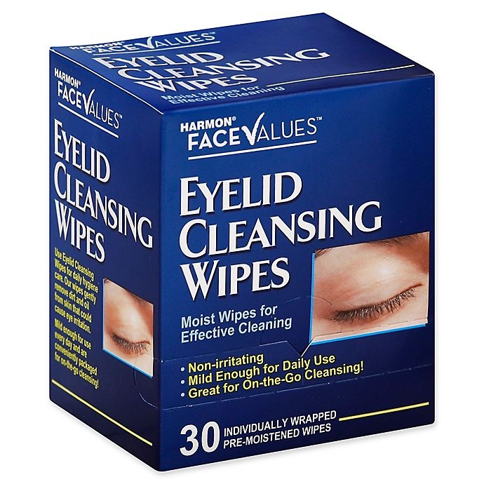 slide 1 of 6, Harmon Face Values Eyelid Cleansing Wipes, 30 ct