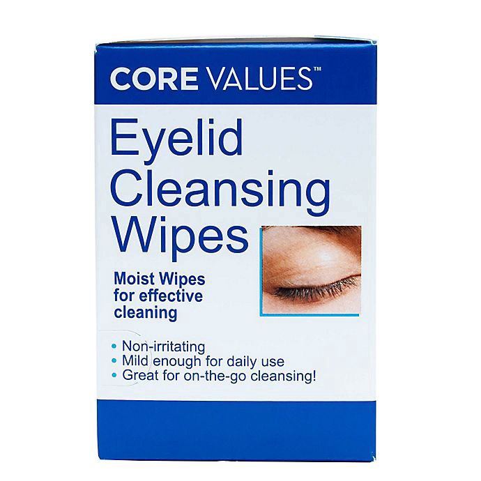 slide 3 of 6, Harmon Face Values Eyelid Cleansing Wipes, 30 ct