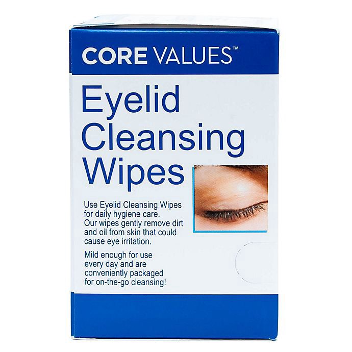 slide 4 of 6, Harmon Face Values Eyelid Cleansing Wipes, 30 ct