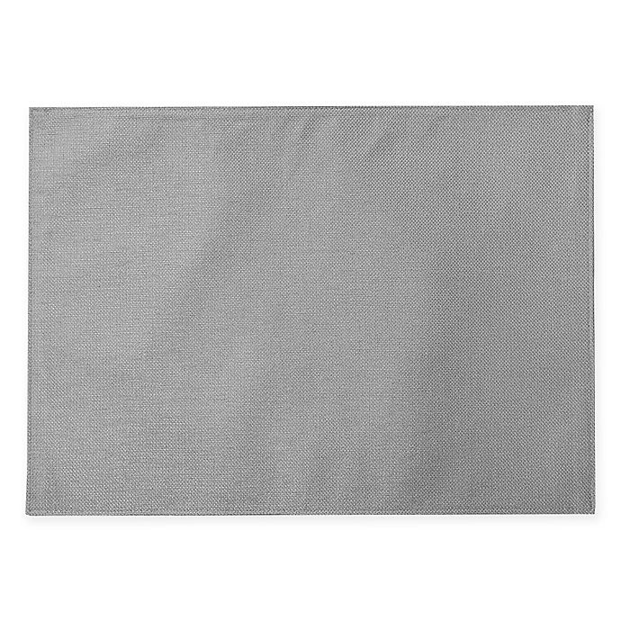 slide 1 of 1, Keeco Basketweave Placemats - Silver, 1 ct