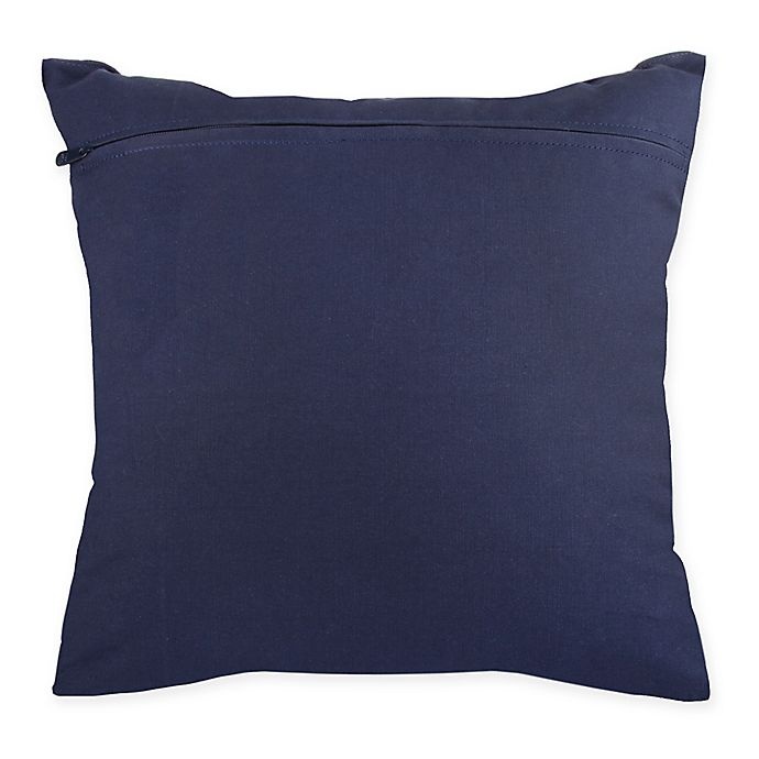 slide 2 of 2, Kenneth Cole Reaction Home Mineral Suede Square Throw Pillow - Navy, 1 ct