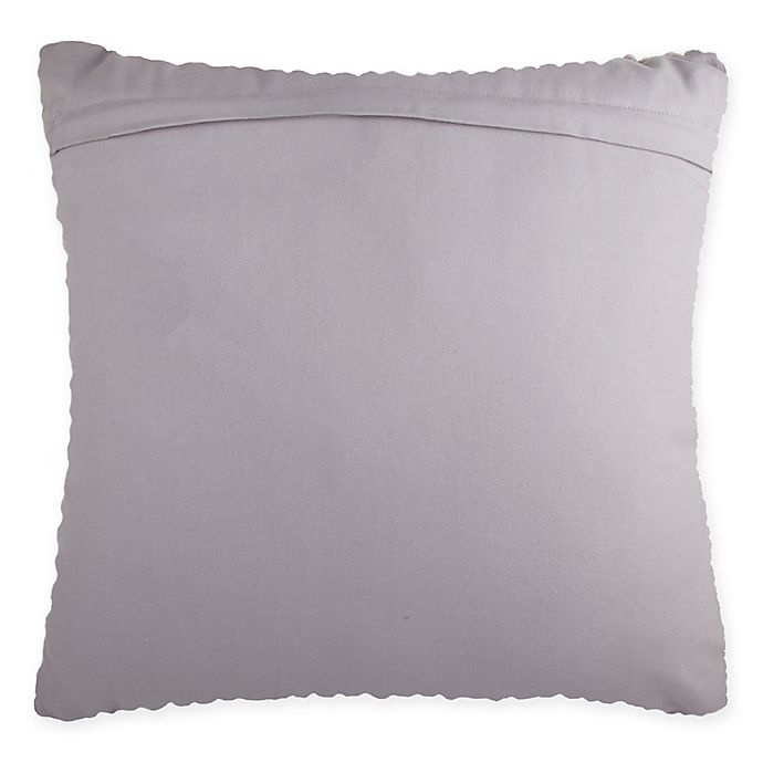 slide 2 of 2, Kenneth Cole Thompson Wool Knit Square Throw Pillow - Stone, 1 ct