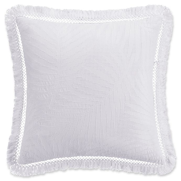 slide 1 of 1, KAS Room Terrell European Pillow Sham - White, 1 ct