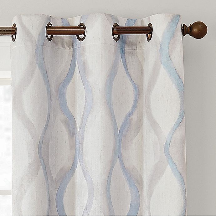 slide 2 of 4, Brookstone Velvet Alto 84-Inch 100% Blackout Window Curtain Panels - Spa, 2 ct