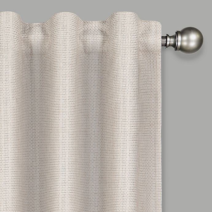 slide 2 of 8, Eclipse Walken Rod Pocket Room Darkening Window Curtain Panel - Mushroom, 63 in