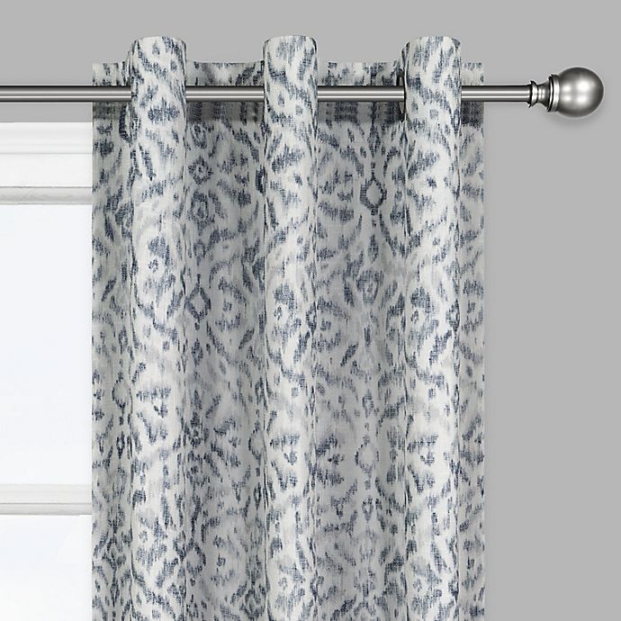 slide 2 of 4, Eclipse Pearson 63-Inch Grommet 100% Blackout Window Curtain Panels - Indigo, 2 ct; 63 in