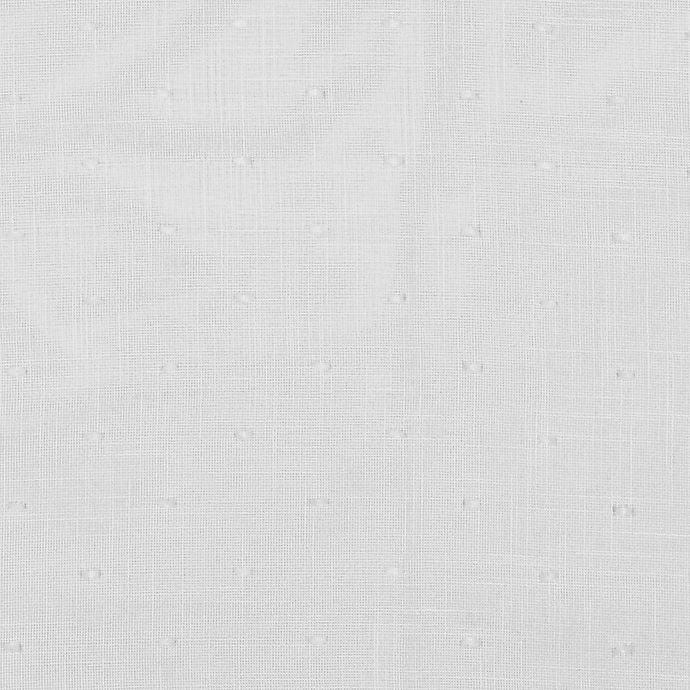 slide 4 of 4, Wamsutta Collective Whitney 63-Inch Rod Pocket Window Curtain Panels - White, 2 ct; 63 in