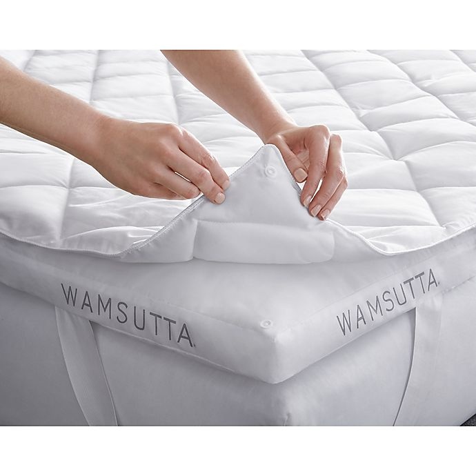slide 2 of 2, Wamsutta Double Support Technology California King Featherbed - White, 1 ct