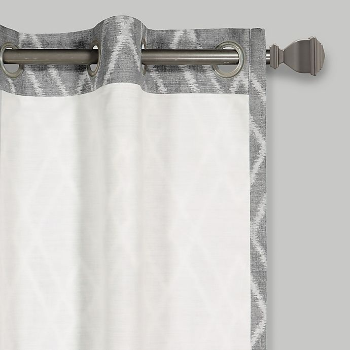 slide 3 of 8, Urban Thread Atwood Grommet Light Filtering Window Curtain Panel - Light Grey, 108 in