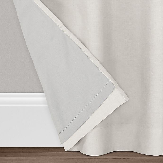 Wamsutta Asher Chambray Grommet 100 Blackout Window Curtain Panel