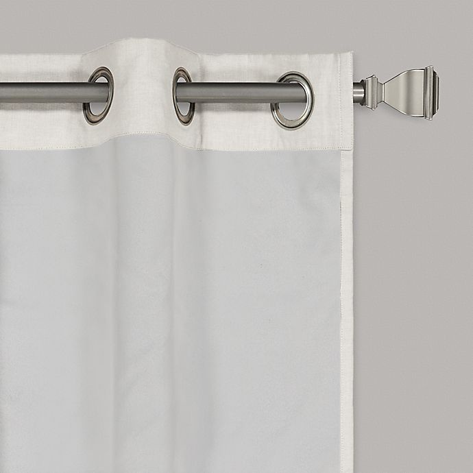 Wamsutta Asher Chambray Grommet 100 Blackout Window Curtain Panel