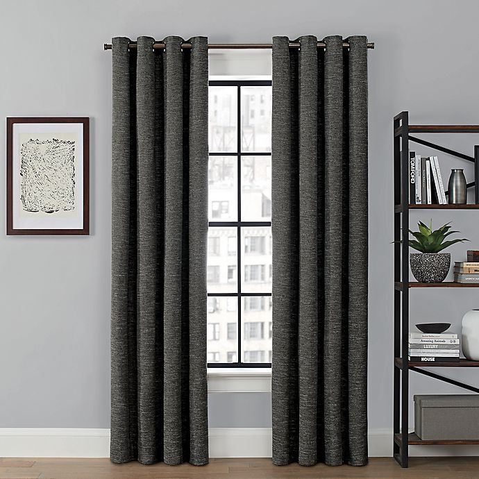 Brookstone Saville Grommet 100 Blackout Window Curtain Panel