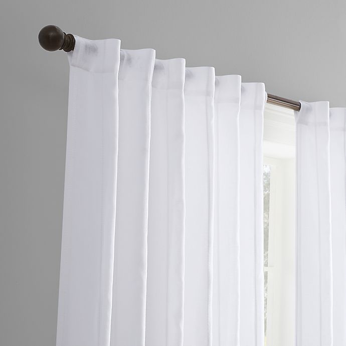 slide 2 of 8, Wamsutta Vertical Stripe Rod Pocket Light Filtering Lined Window Curtain Panel, 84 in