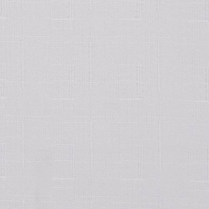 slide 7 of 9, Wamsutta Priella Grommet 100% Blackout Lined Window Curtain Panel - White, 63 in