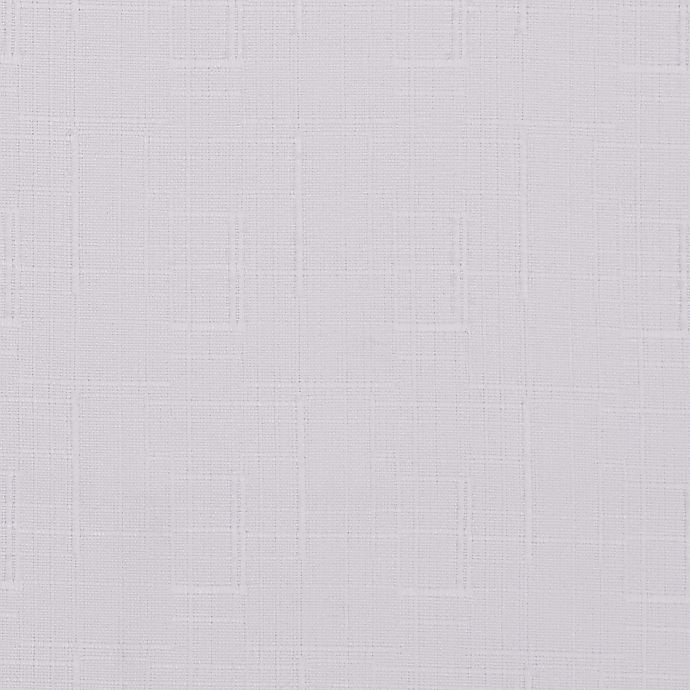 slide 7 of 9, Wamsutta Priella Grommet 100% Blackout Lined Window Curtain Panel - White, 84 in