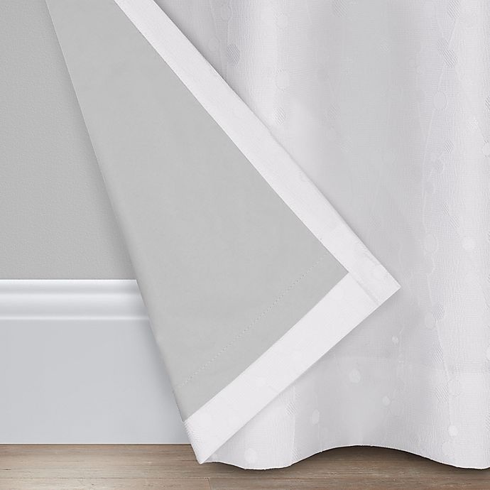 slide 2 of 8, Wamsutta Aida Grommet 100% Blackout Window Curtain Panel - White, 84 in