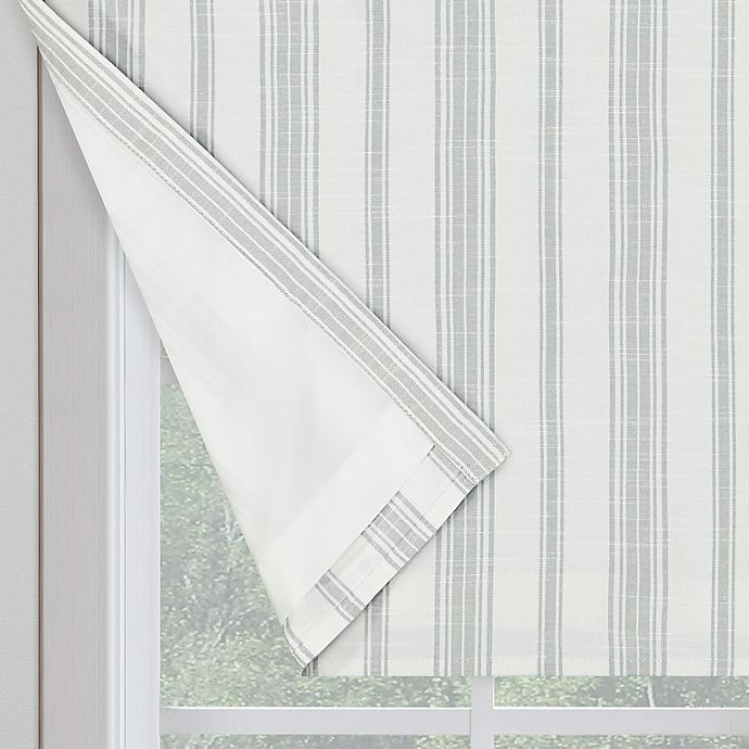 slide 6 of 8, Bee & Willow Home Bee & Willow Stripe Valance Silver, 1 ct