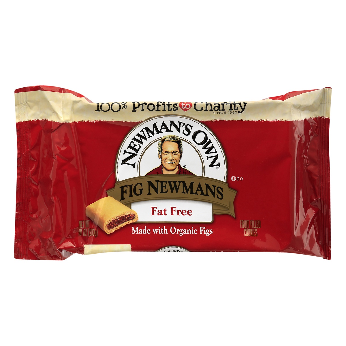 slide 1 of 1, Newman's Own Fig Newmans Fat Free Fruit Filled Cookies 10 oz, 10 oz