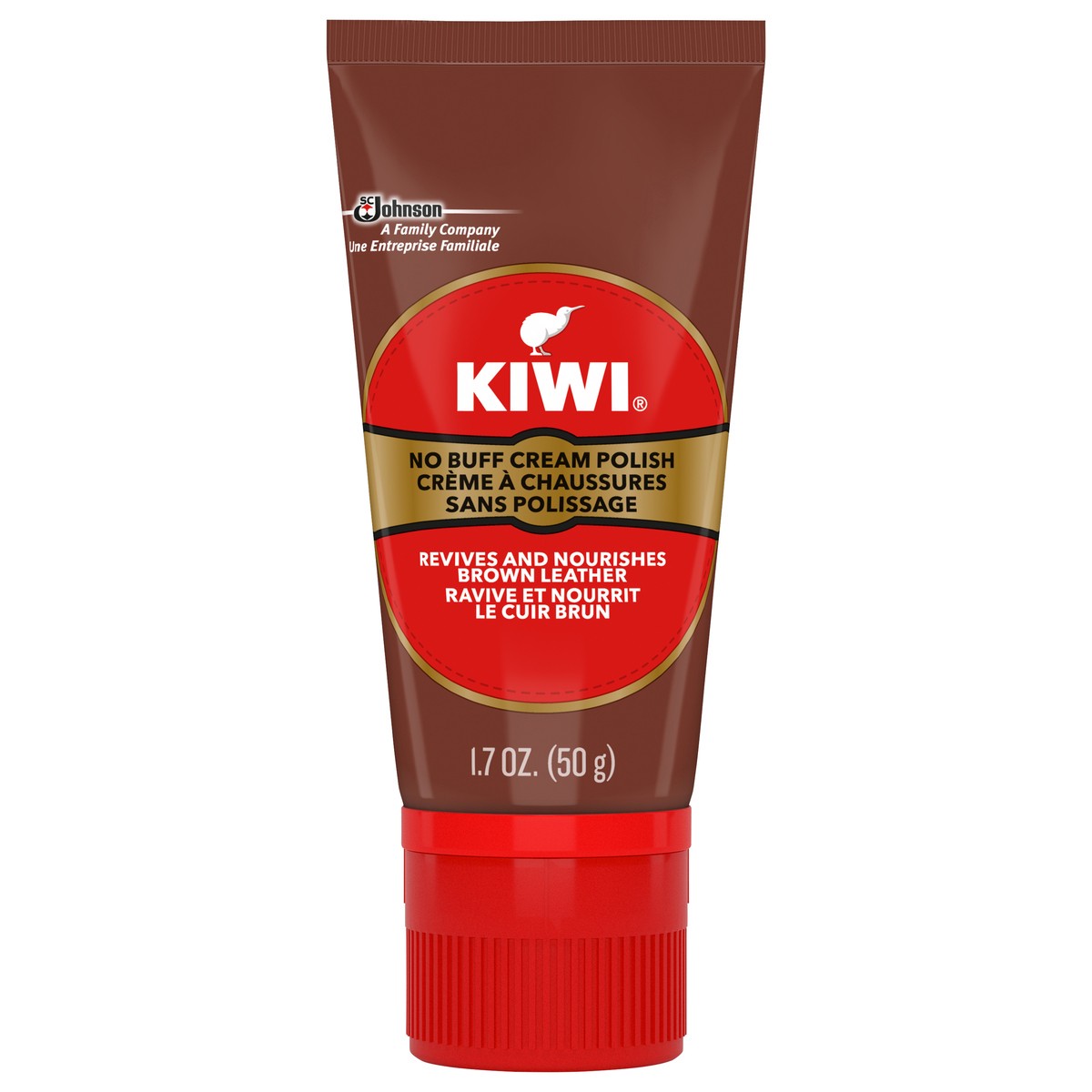 slide 1 of 8, KIWI Shine and Nourish Cream, Brown, 1.7 oz, 1.7 oz
