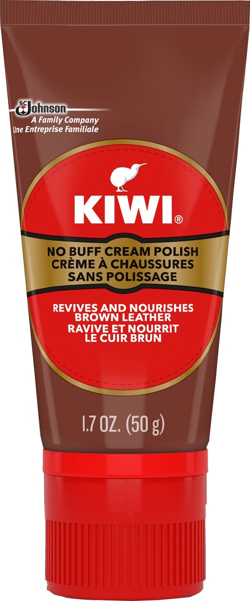 slide 1 of 8, KIWI Shine and Nourish Cream, Brown, 1.7 oz, 1.7 oz