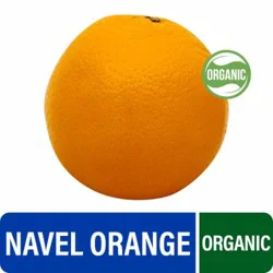 Fresh Medium Organic Navel Oranges - Each