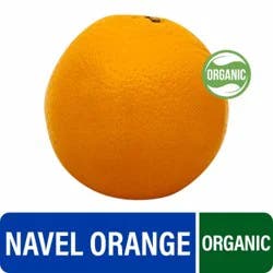 Fresh Medium Organic Navel Oranges - Each