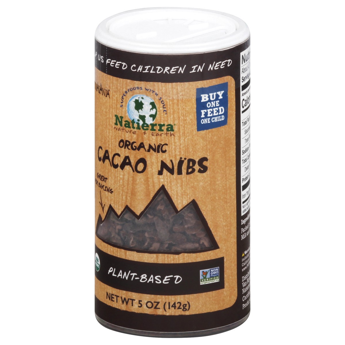 slide 4 of 9, Natierra Cacao Nib Shaker, 5 oz