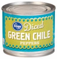 slide 1 of 6, Kroger Diced Green Chile Peppers, 7 oz