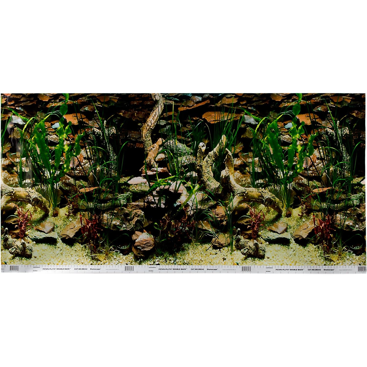 slide 1 of 1, Petco Double Sided Shale Aquarium Background, 1 ct