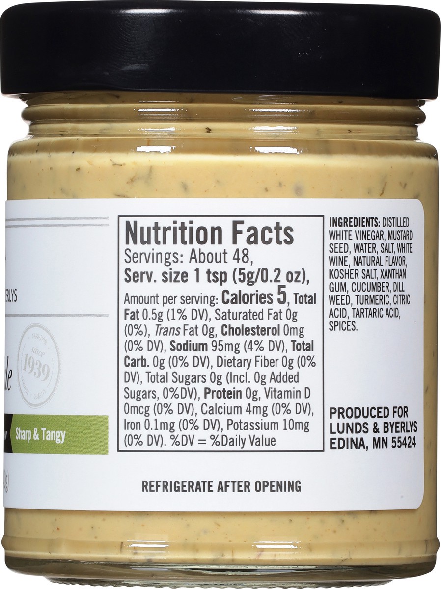 slide 11 of 13, Lunds & Byerlys Dill Pickle Premium Mustard 8.5 oz, 8.5 oz