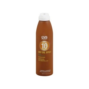 slide 1 of 1, CVS Pharmacy Dry Oil Spray Sunscreen, SPF 10, 6 fl oz