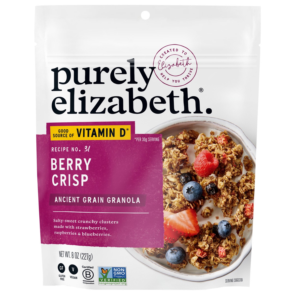 slide 1 of 1, Purely Elizabeth Ancient Grain Granola Cereal - 8 oz, 8 oz