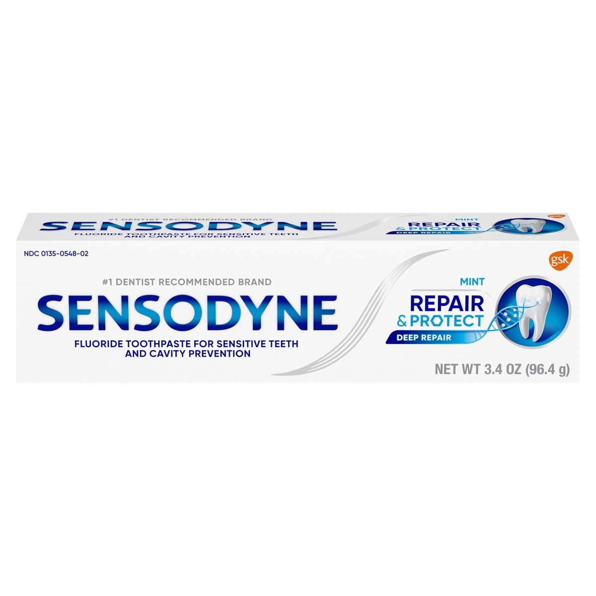 slide 1 of 3, Sensodyne Repair & Protect Toothpaste, 3.4 oz