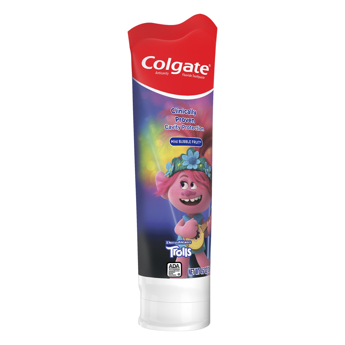 slide 6 of 8, Colgate Kids Toothpaste with Anticavity Fluoride, Trolls™, 4.6 ounces, 4.6 oz