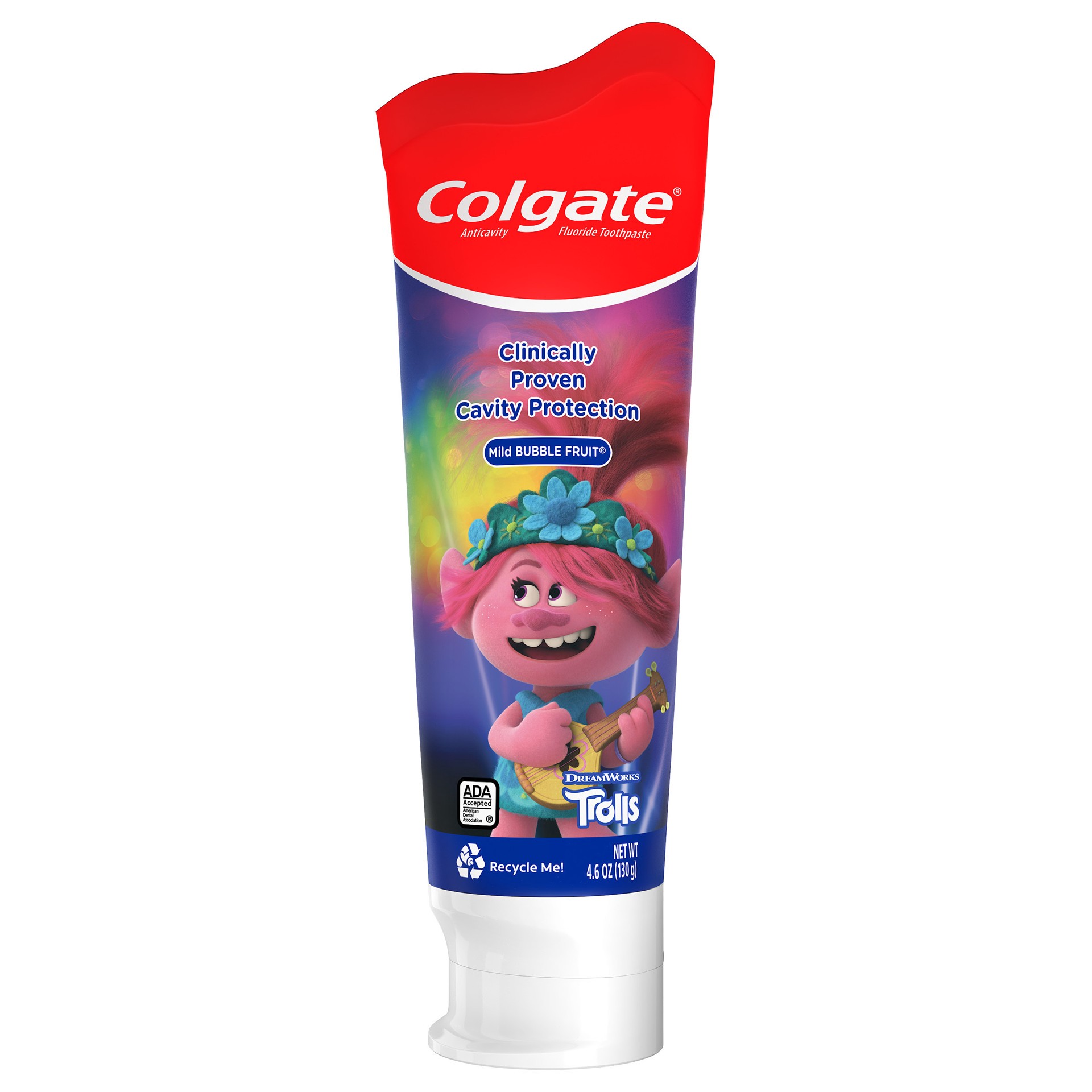 slide 1 of 8, Colgate Kids Toothpaste with Anticavity Fluoride, Trolls™, 4.6 ounces, 4.6 oz