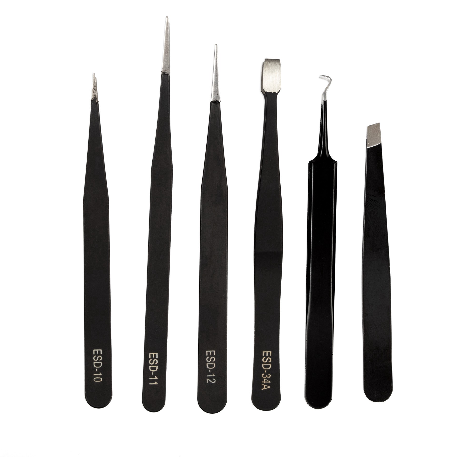 slide 6 of 9, 12 Piece Precision Tweezer Set With Case By Bead Landing, 12 ct