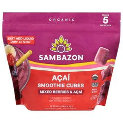 Sambazon Organic Mixed Berries & Acai Smoothie Cubes 20 oz