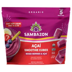 Sambazon Organic Mixed Berries & Acai Smoothie Cubes 20 oz