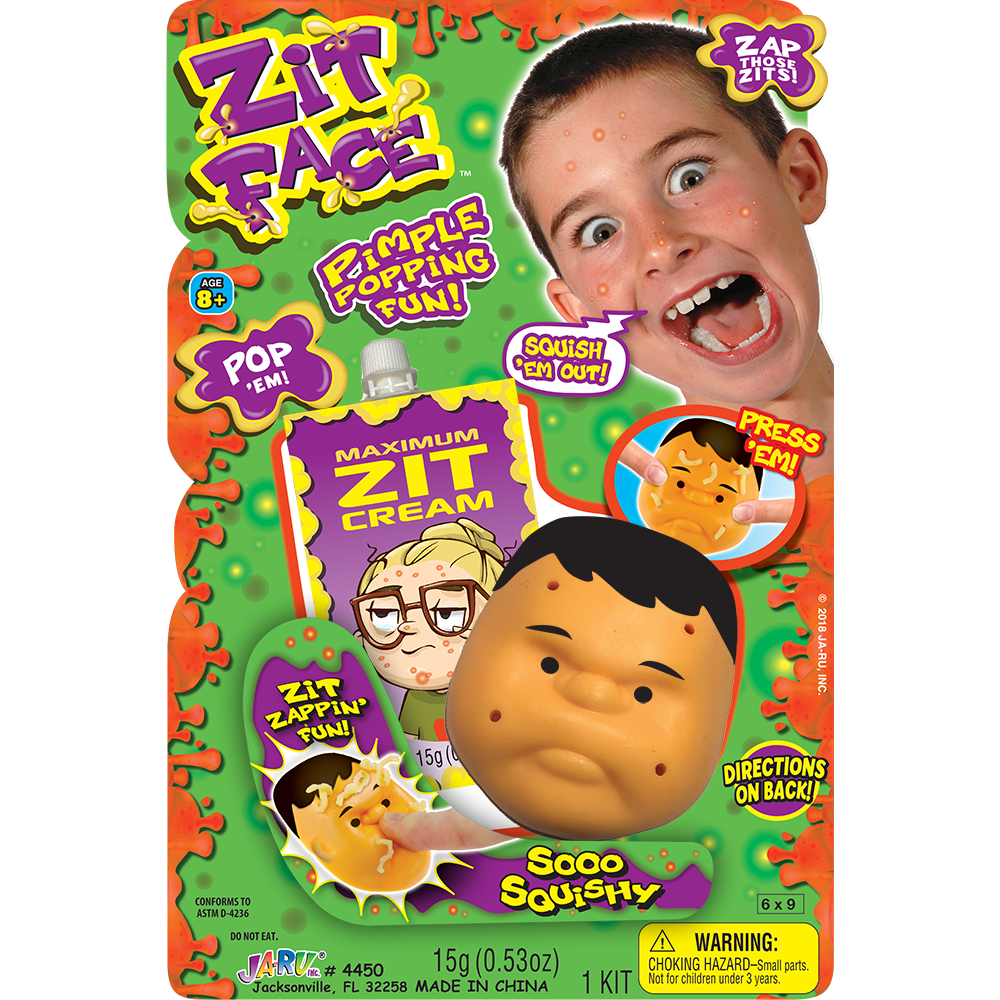 slide 1 of 1, Ja-Ru Zit Face Toy, 0.53 oz