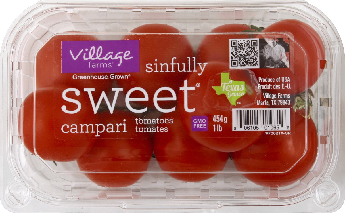 slide 1 of 4, Village Farms Sweet Campari Tomato, 1 lb