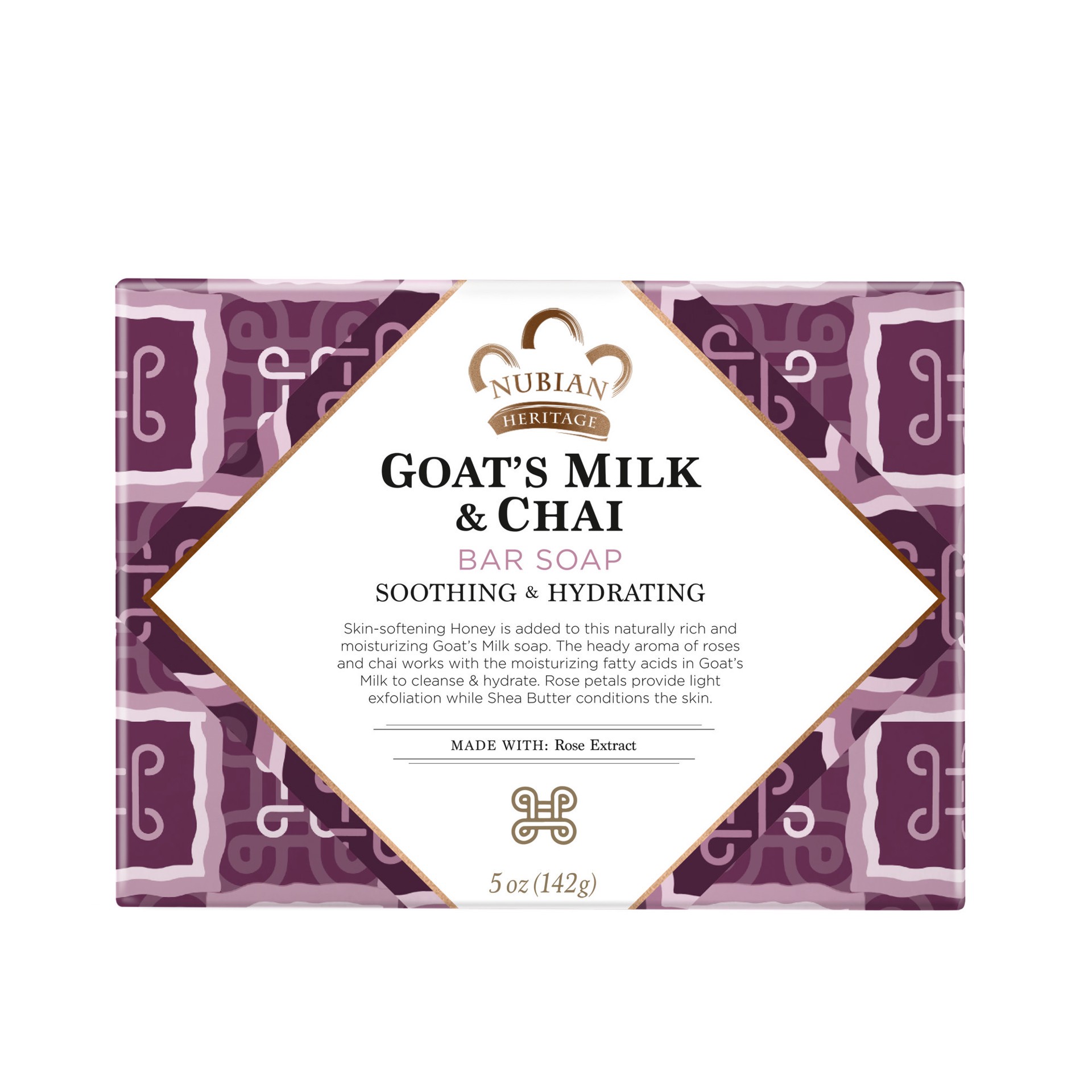 slide 2 of 3, Nubian Heritage Goat's Milk & Chai Bar Soap, 5 oz