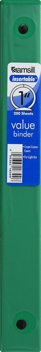 slide 3 of 4, Samsill Binder, Value, 1 Inch, 1 ct