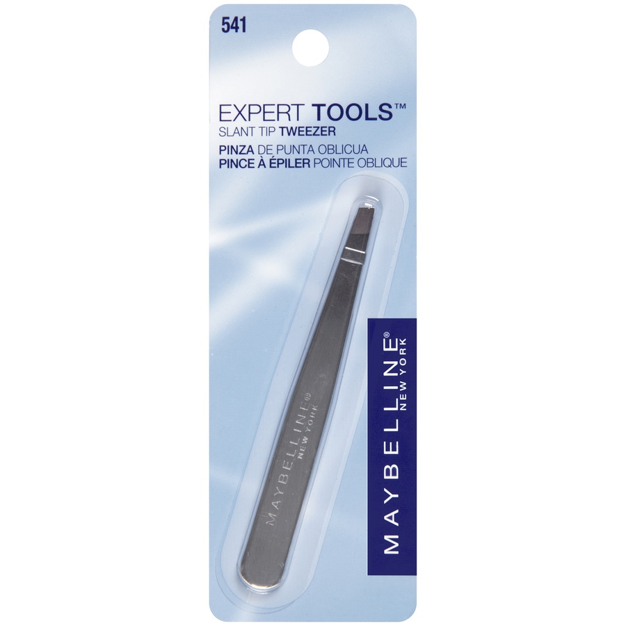 slide 1 of 1, Maybelline Expert Tools Slant Tip Tweezer Upgraded Tweezer - Each, 1 ct