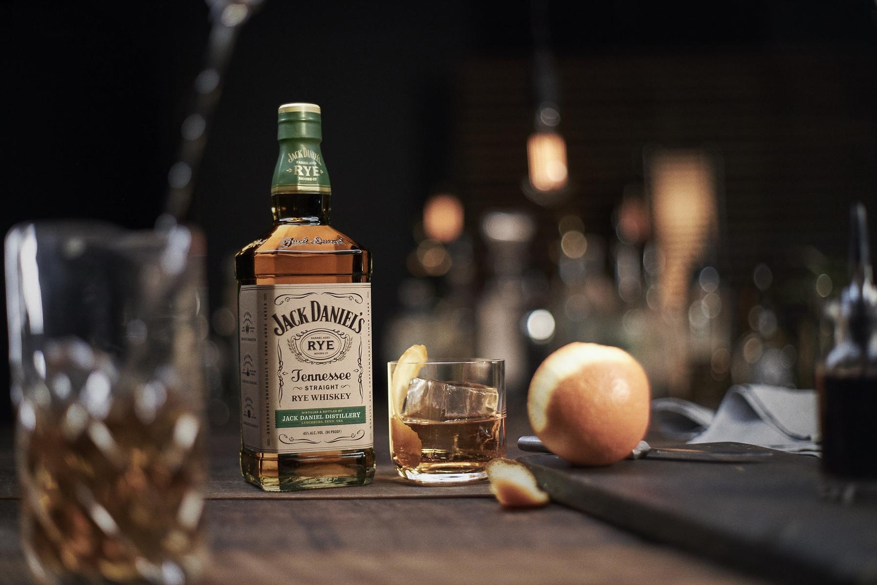 slide 3 of 5, Jack Daniel's Tennessee Rye Whiskey, 50 ml