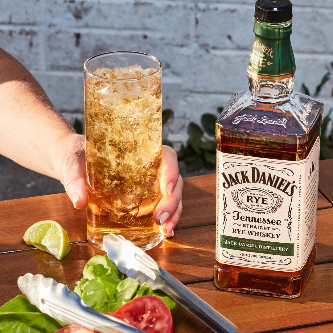 slide 4 of 5, Jack Daniel's Tennessee Rye Whiskey, 50 ml