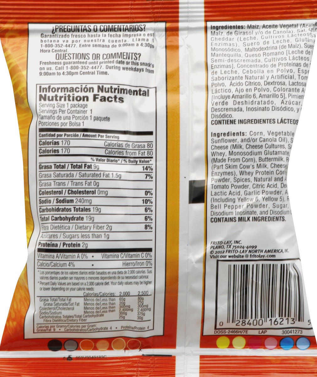 slide 6 of 6, Doritos Tortilla Chips 1.125 oz, 1.12 oz