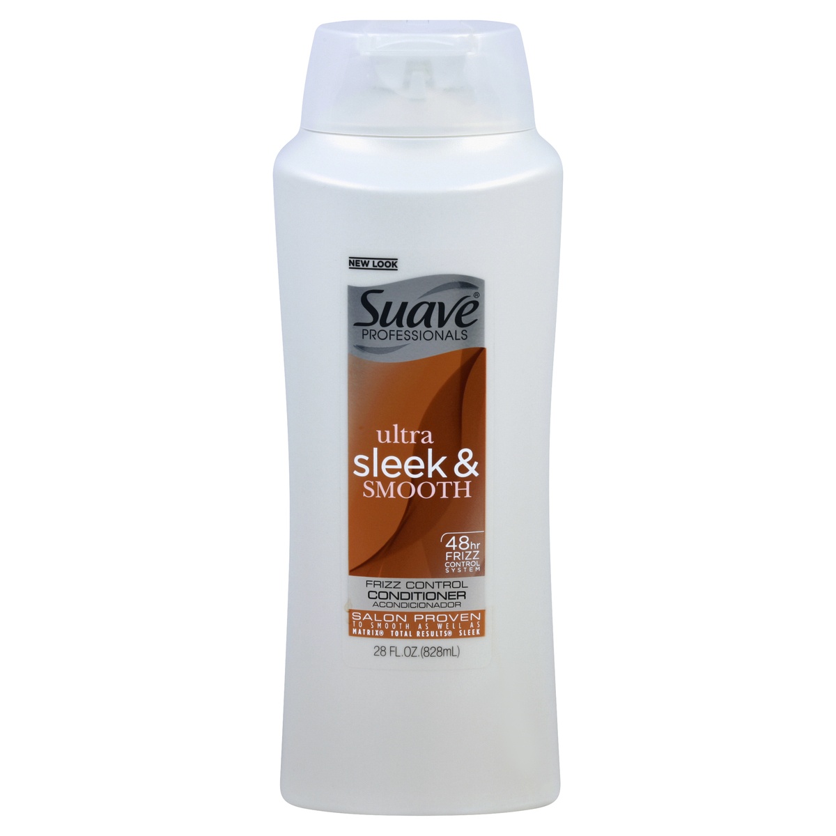 slide 1 of 4, Suave Professionals Smoothing Conditioner for Frizz Control Ultra Sleek and Smooth, 28 fl oz