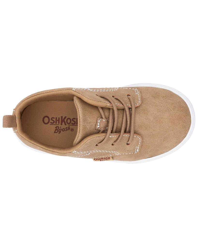 slide 2 of 6, Oshkosh Toddler Slip-On Faux Suede Sneakers Tan 8, 1 ct