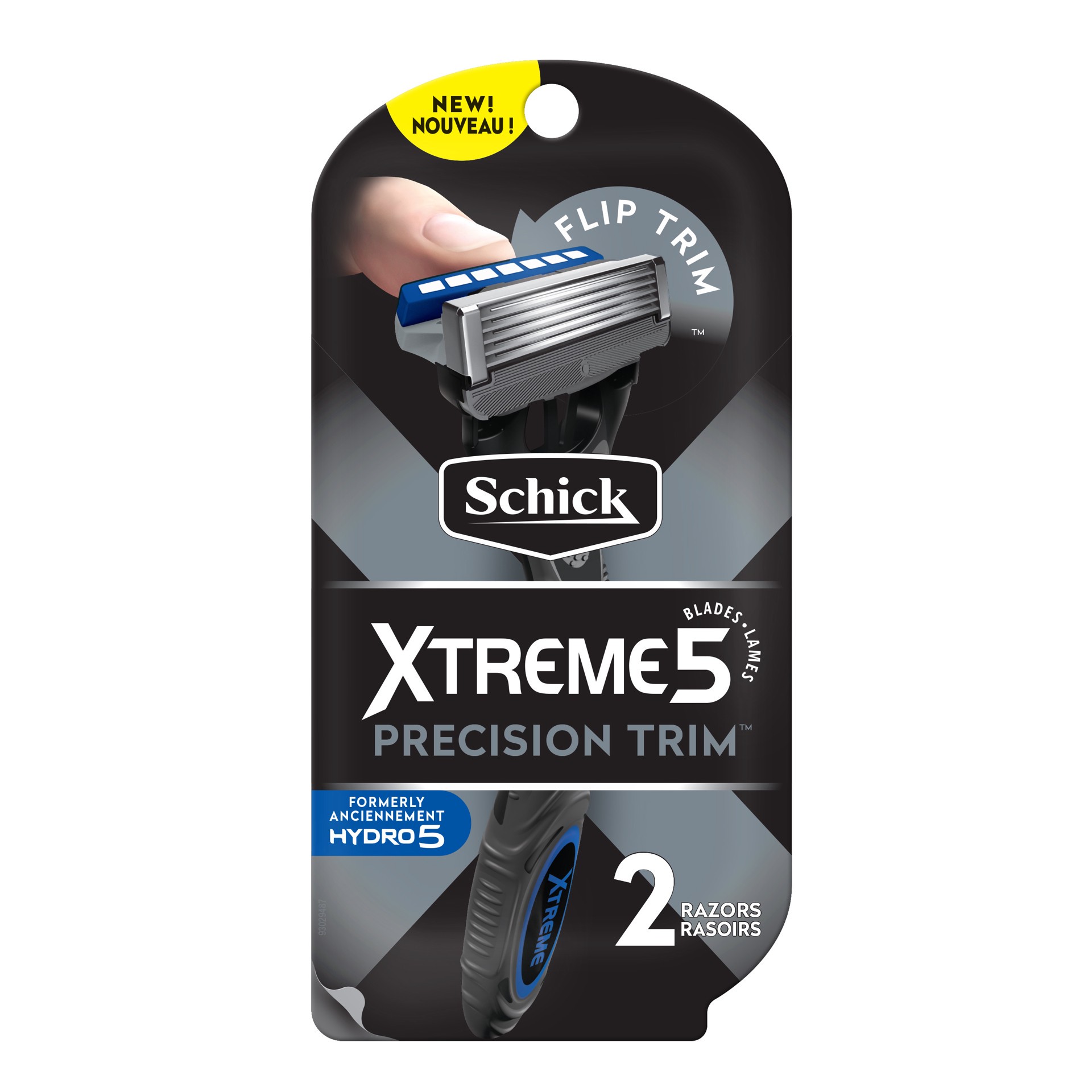 slide 1 of 2, Schick Extreme 5 Precision Trim Disposable Razors 2 ea, 2 ct